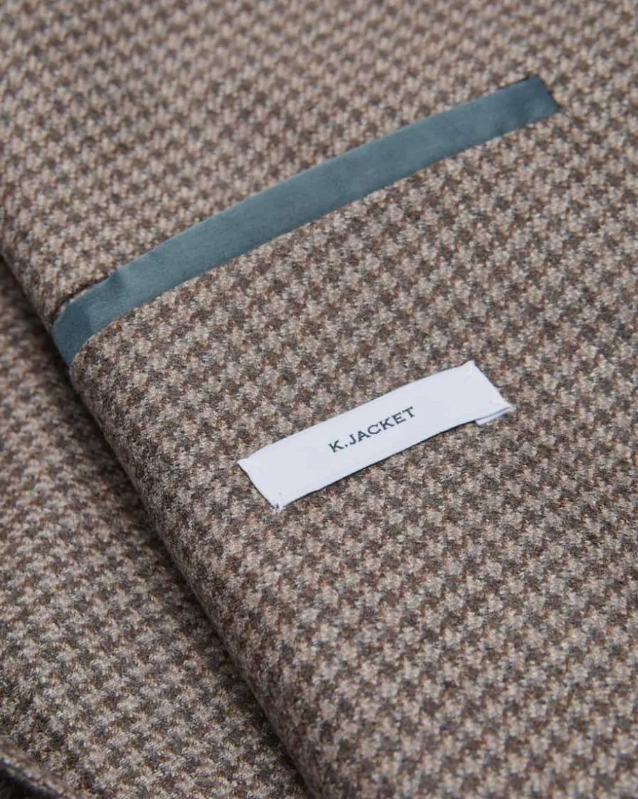 Sakko aus Woll-Seiden-Mix