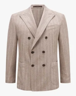 Salio Doppelreiher-Sakko Shaped Fit aus Woll-Mix