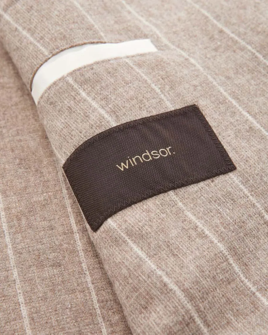 Salio Doppelreiher-Sakko Shaped Fit aus Woll-Mix