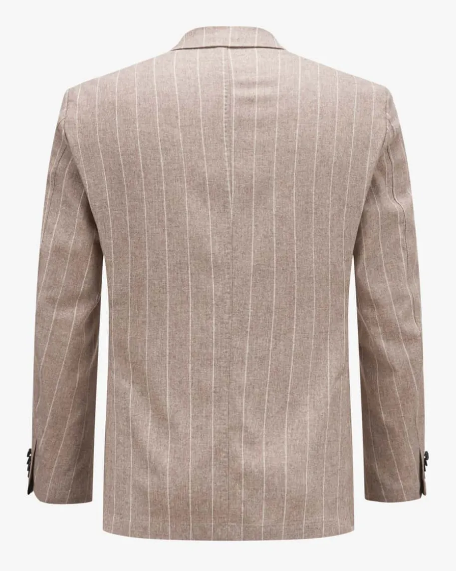 Salio Doppelreiher-Sakko Shaped Fit aus Woll-Mix