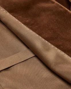 Samtblazer aus Baumwolle