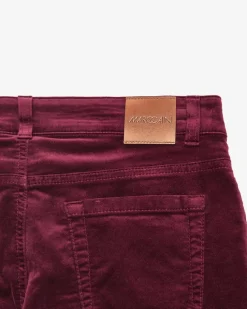 Samthose aus Baumwoll-Mix