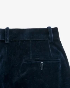 Samthose aus Baumwoll-Mix