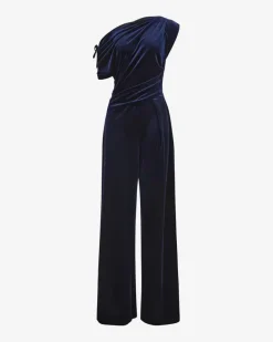 Samt-Jumpsuit