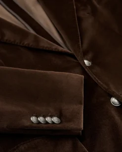 Samt-Sakko aus Baumwolle