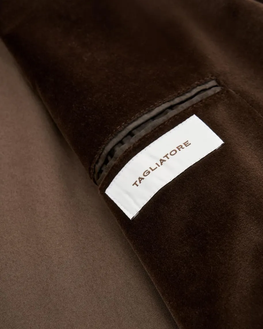 Samt-Sakko aus Baumwolle