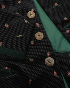 Samt-Trachtenjanker aus Baumwolle