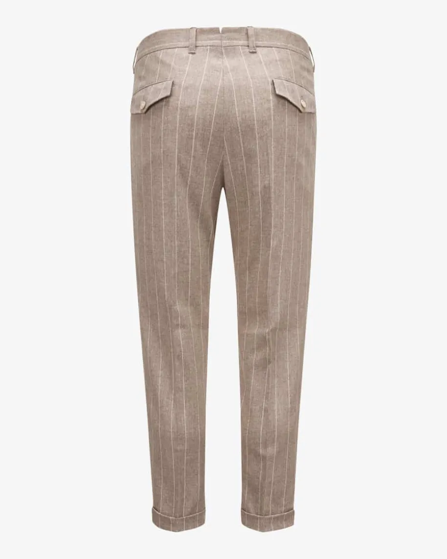 Sapo Hose Shaped Fit aus Woll-Mix