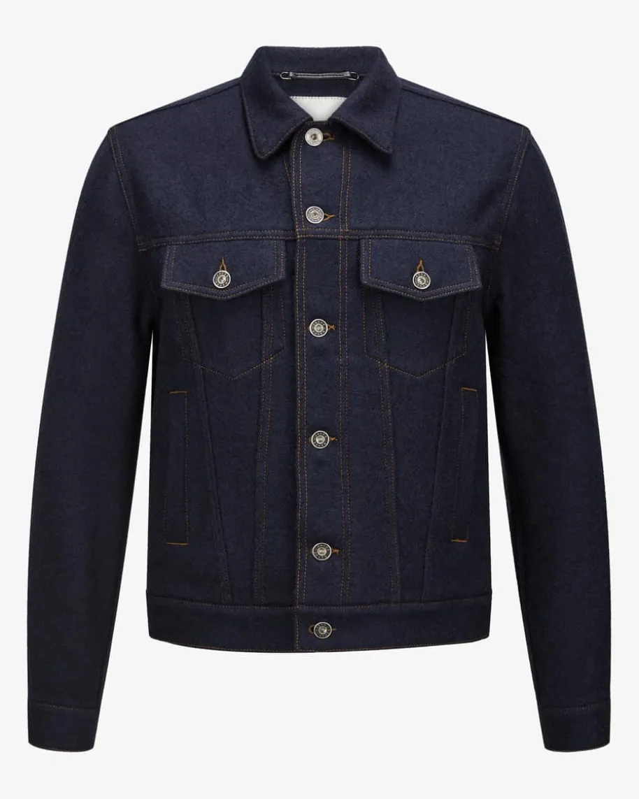 Schurwoll-Jacke