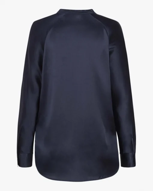 Seidenbluse Oversize Fit