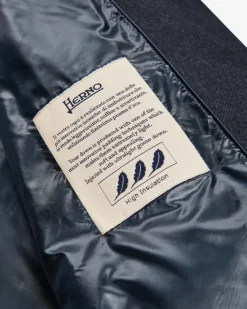 Seiden-Cashmere-Daunenmantel