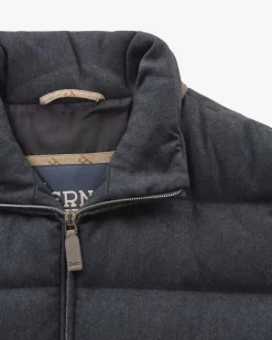 Seiden-Cashmere-Daunenweste