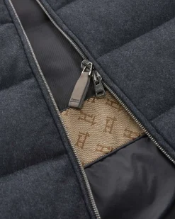 Seiden-Cashmere-Daunenweste