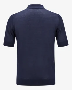 Seiden-Leinen-Poloshirt