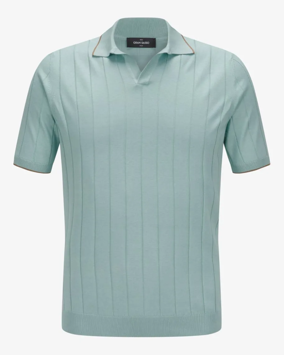 Seiden-Polo-Shirt