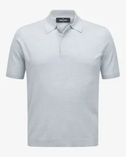 Seiden-Poloshirt
