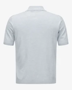 Seiden-Poloshirt