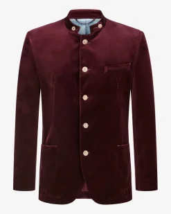 Sendling Trachten-Janker aus Baumwollsamt