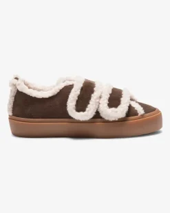 Shearling Low Velcro Sneaker