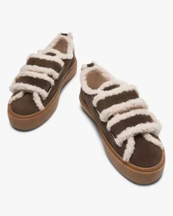 Shearling Low Velcro Sneaker