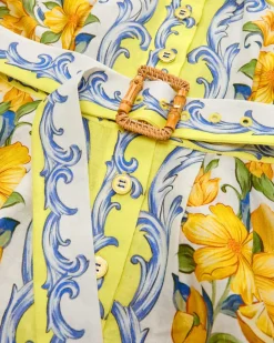 Sicily Scarf Leinen-Jumpsuit