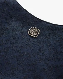 Silberglanz Midi-Dirndl mit Schürze