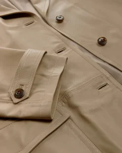 Sleek Statement III Ledermantel