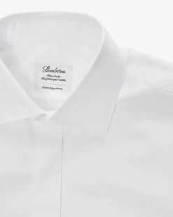 Smokinghemd Fitted Body Flatfront extra langer Arm