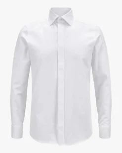 Smokinghemd Fitted Body Flatfront