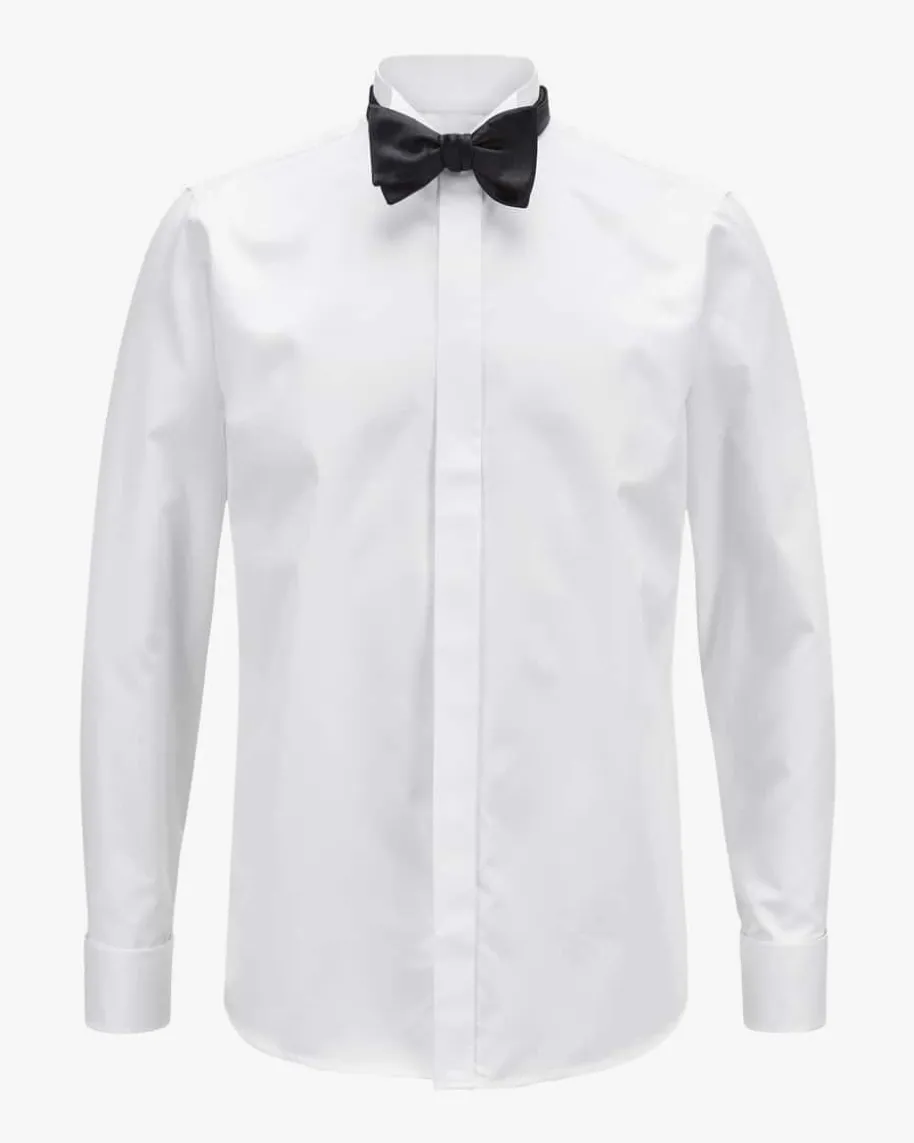 Smokinghemd Fitted Body Kläppchenkragen