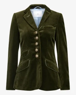 St. Gallen Samt-Trachtenjacke