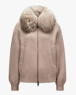 Strickblouson