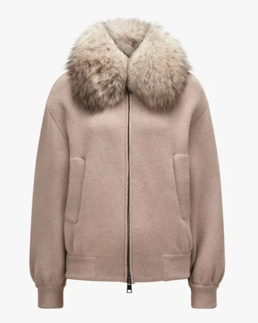 Strickblouson