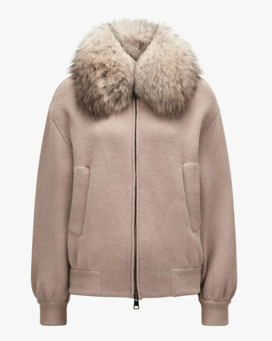 Strickblouson