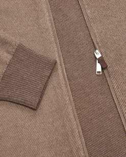 Strickjacke aus Cashmere und Seide