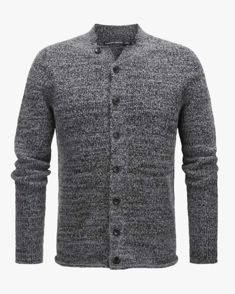 Strickjacke aus Schurwoll-Mix
