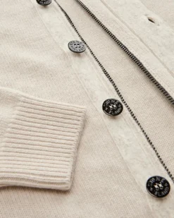 Strickjacke aus Schurwoll-Mix