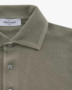 Strick-Poloshirt