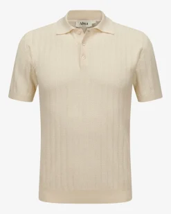 Strick-Poloshirt