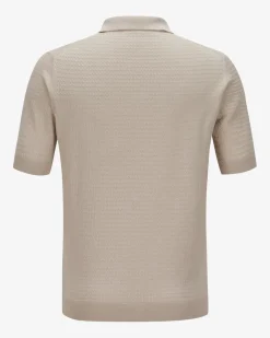 Strick-Poloshirt
