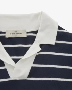 Strick-Poloshirt