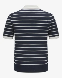 Strick-Poloshirt