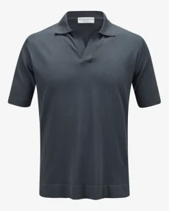 Strick-Poloshirt