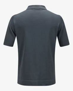 Strick-Poloshirt