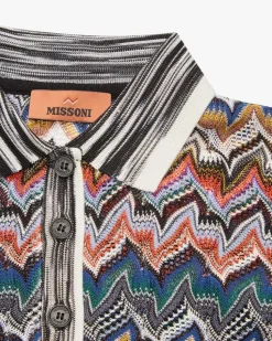 Strick-Poloshirt