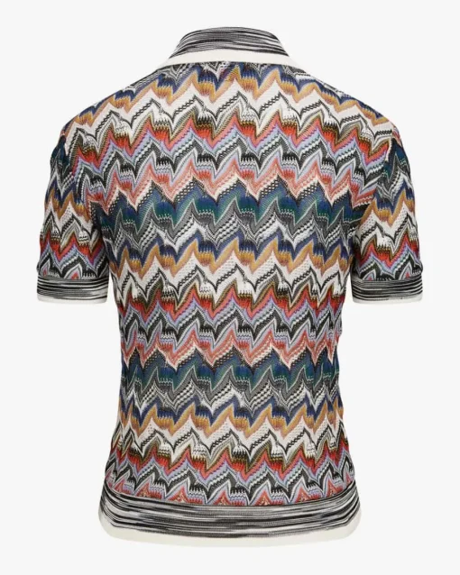 Strick-Poloshirt