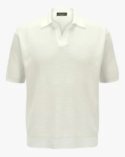 Strick-Poloshirt