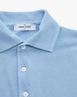 Strick-Poloshirt