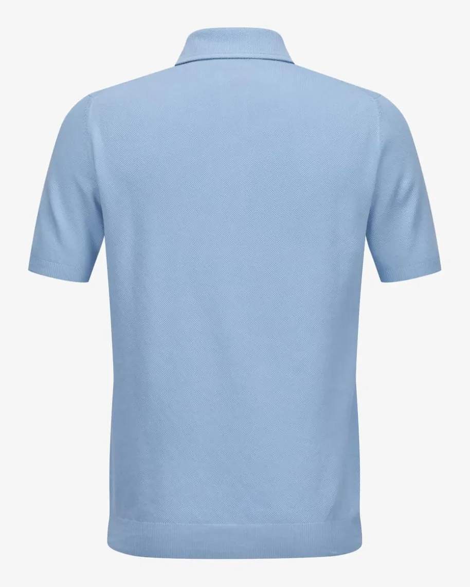 Strick-Poloshirt