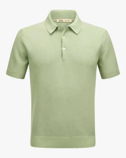 Strick-Poloshirt